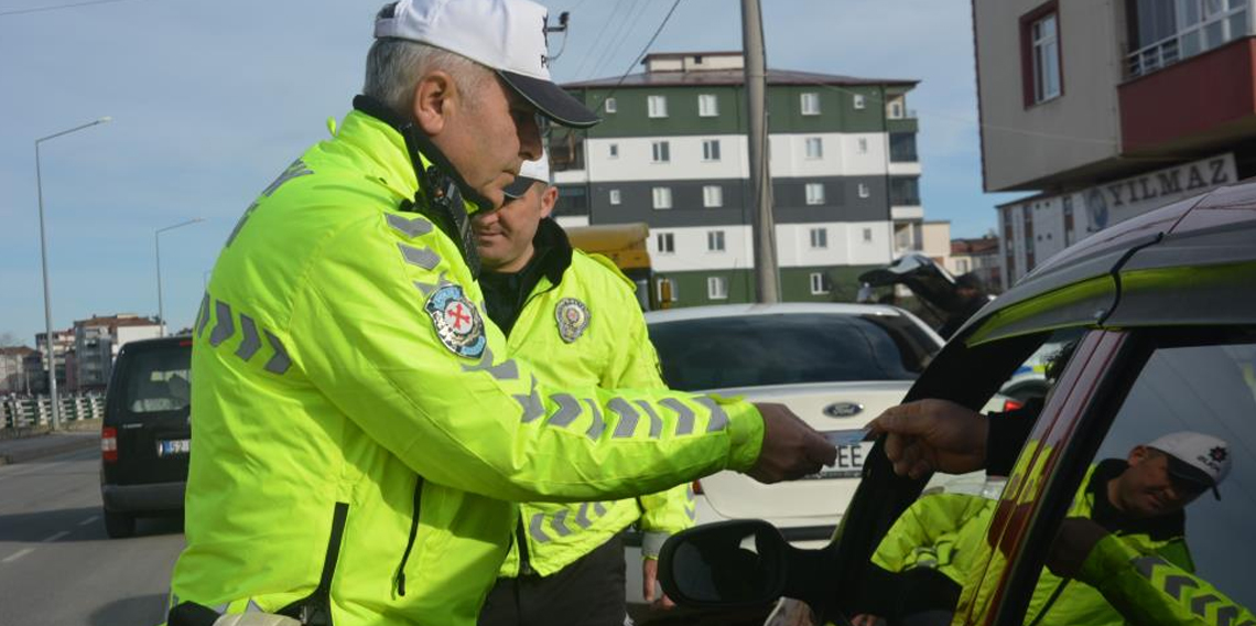 Ordu'da trafik güvenliği için denetimler sürüyor