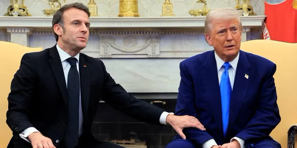 Macron'dan Donald Trump'a Rest