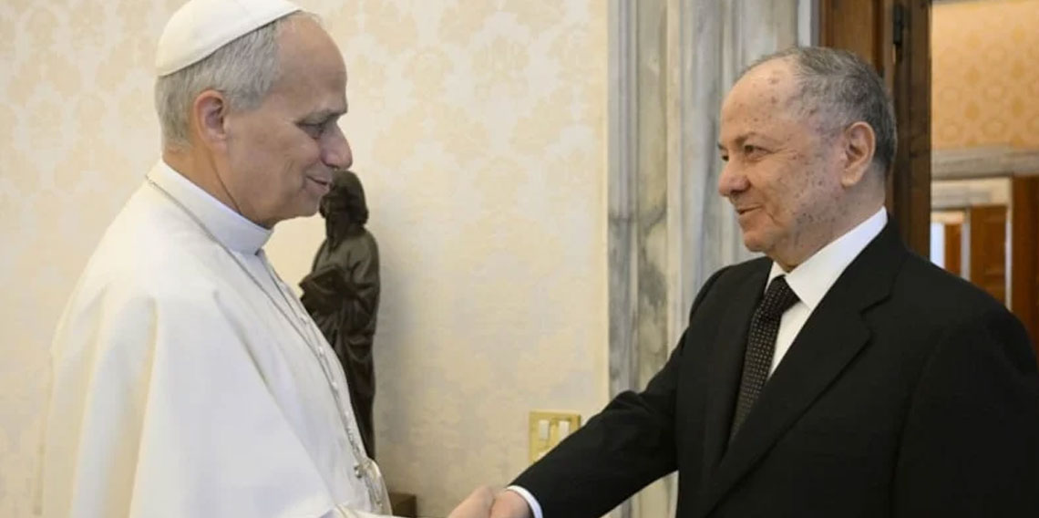 Papa ile görüşen Barzani yardım istedi!