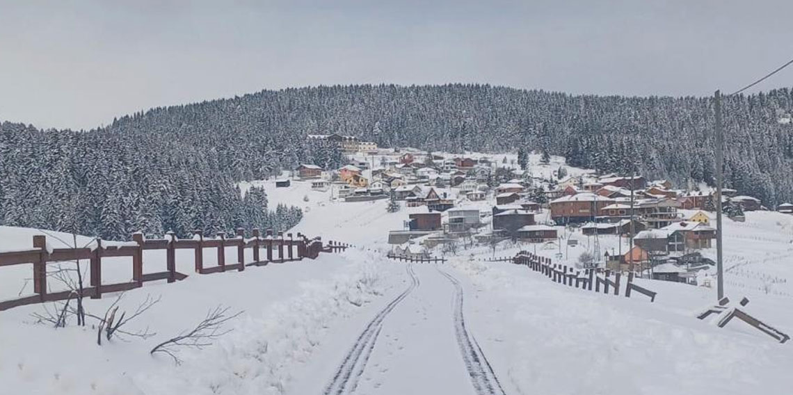 Giresun'un yaylalarında kar kalınlığı 1,5 metreyi buldu