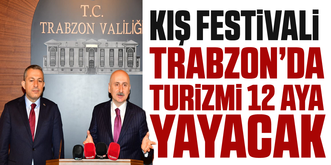 Karaismailoğlu; Kış Festivali Trabzon'da Turizmi 12 Aya Çıkaracak