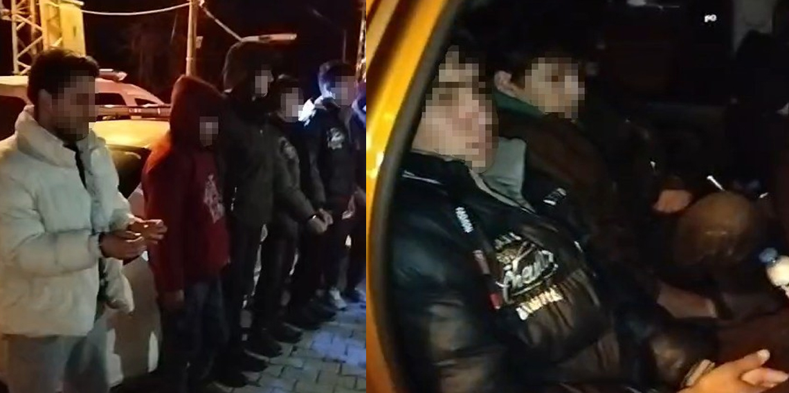 Erbaa'da durdurulan cipte 5 kaçak göçmen yakalandı