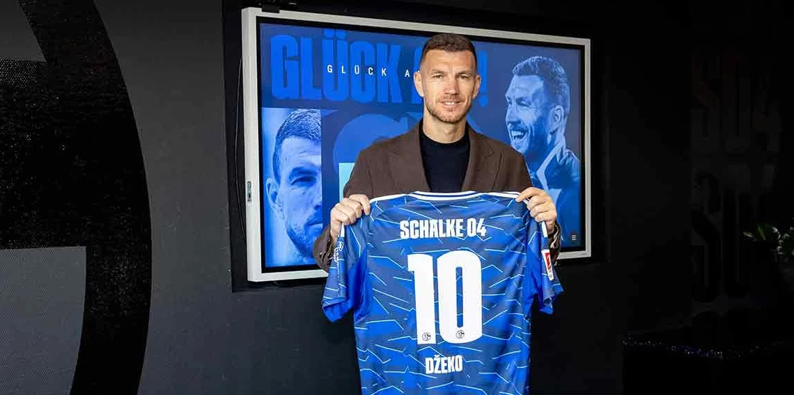 39 yaşındaki Edin Dzeko, Schalke 04'e transfer oldu!