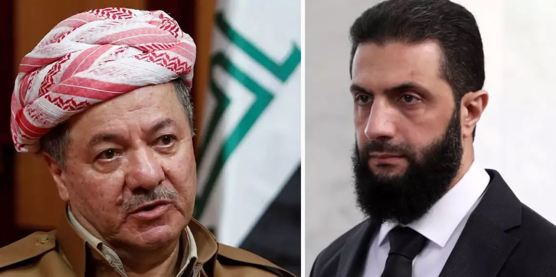 Barzani'den Şara'ya üstü kapalı tehdit: Asla kabul etmeyiz