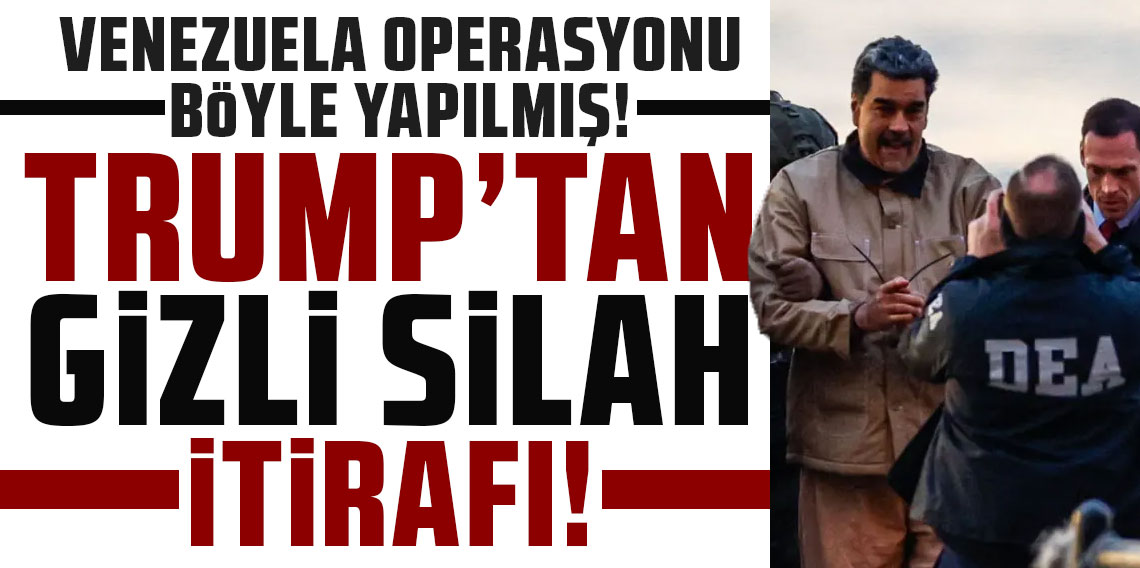 Venezuela operasyonu böyle yapmış! Trump'tan gizli silah itirafı!