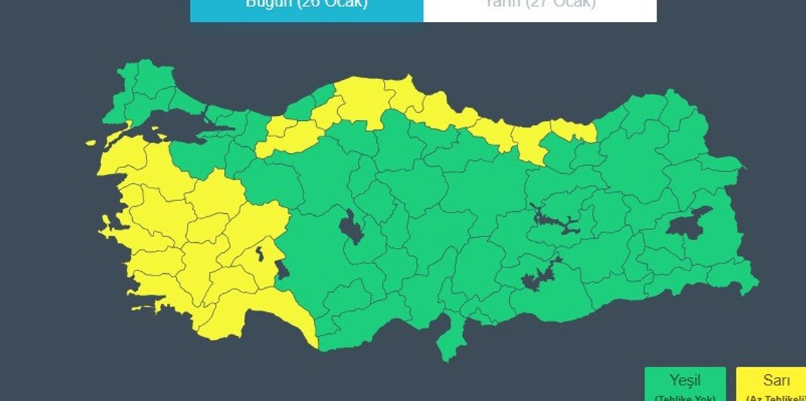 Rüzgar hızı 80 kilometreye ulaşacak
