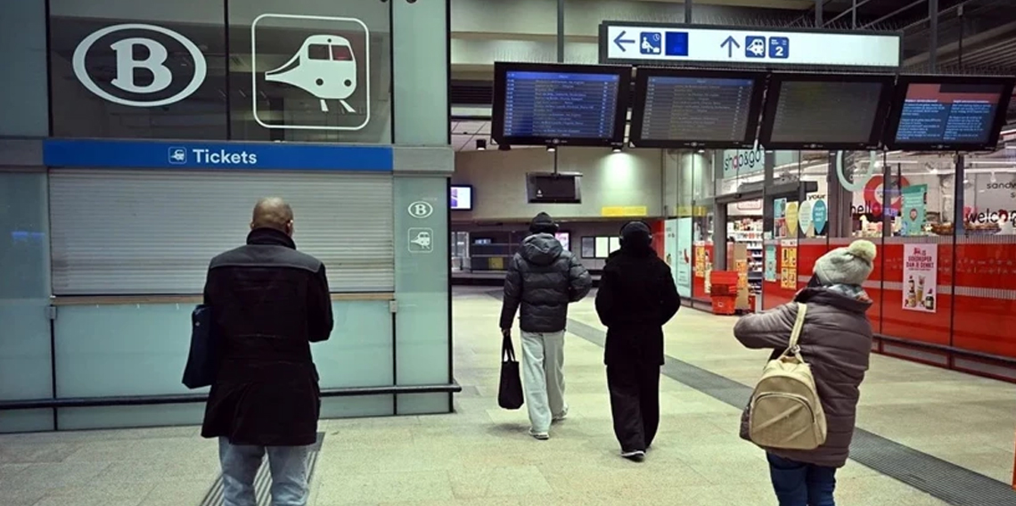 Belçika’da demir yolu çalışanları iş bıraktı