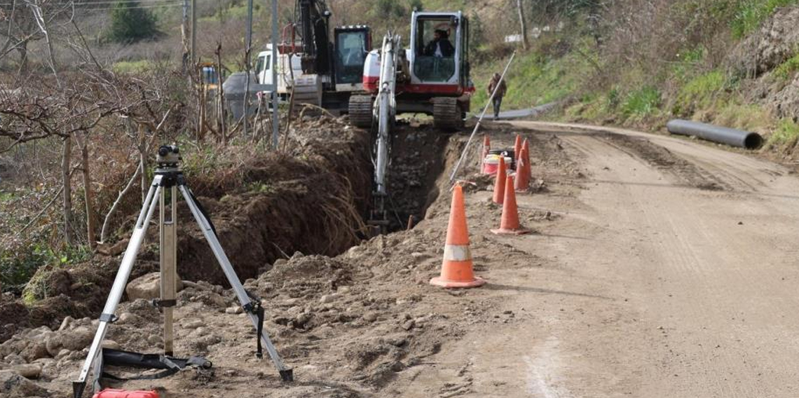 Ordu’da altyapı güçlendirme ve yenileme çalışmaları sürüyor