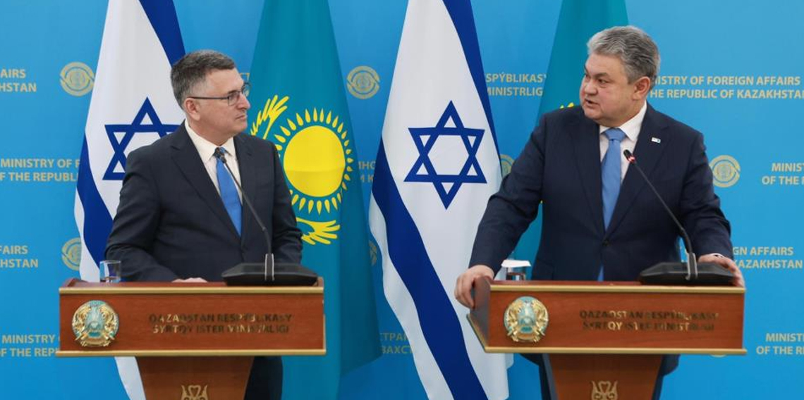 Koşerbayev, İsrailli mevkidaşı Saar ile görüştü