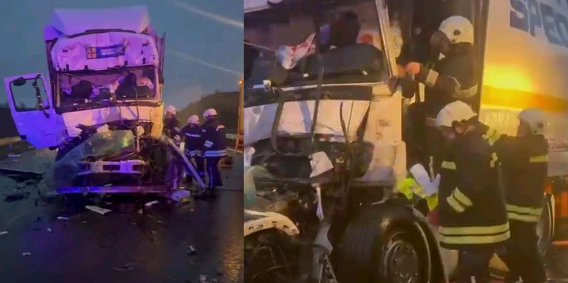 Bulgaristan sınırında Moldova plakalı araca arkadan çarpan Türk tır sürücüsü hayatını kaybetti