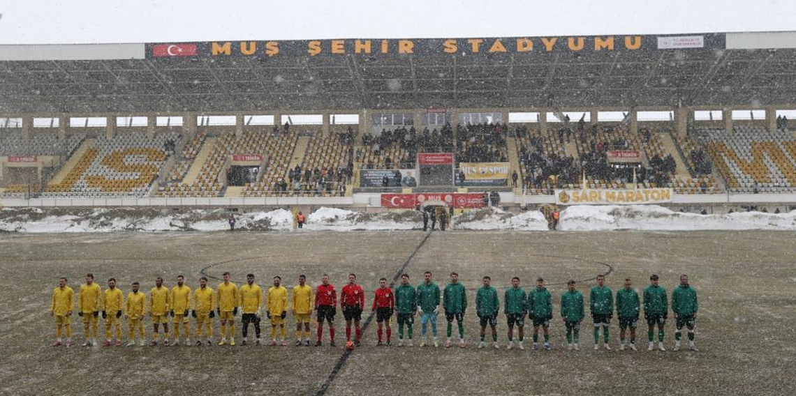 Muş Spor Kulübü evinde kazandı
