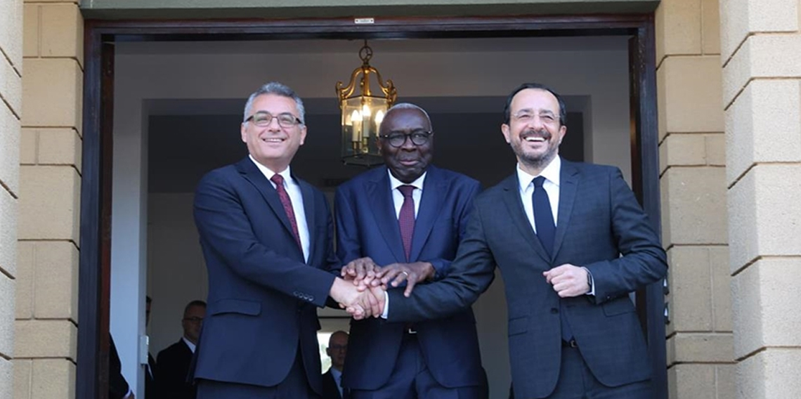 KKTC Cumhurbaşkanı Erhürman ile Rum lider Hristodulidis görüştü