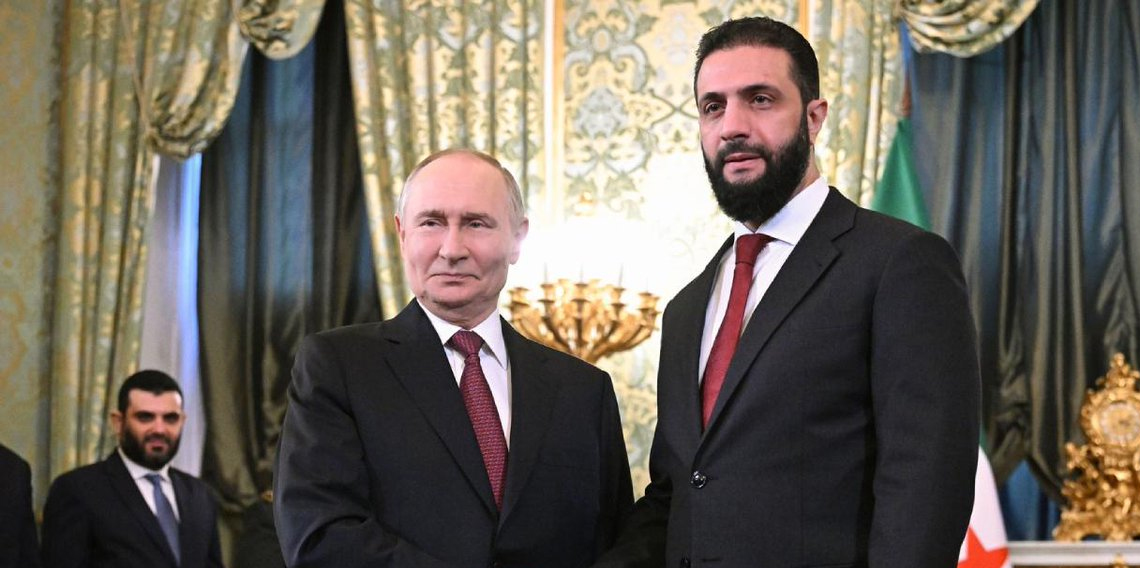 Suriye lideri Şara, Moskova'da