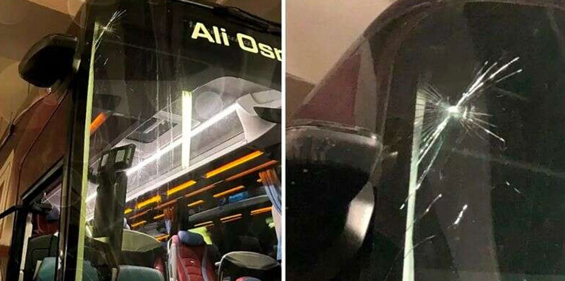 Trabzonspor otobüsüne saldıran 2 kişi yakalandı!