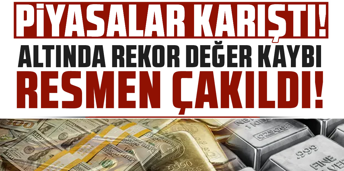 Resmen Çakıldı! Altın ve gümüşte kan kaybı devam ediyor!