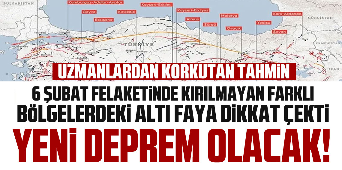 Uzman isim 6 Şubat felaketinde kırılmayan altı faya dikkat çekti