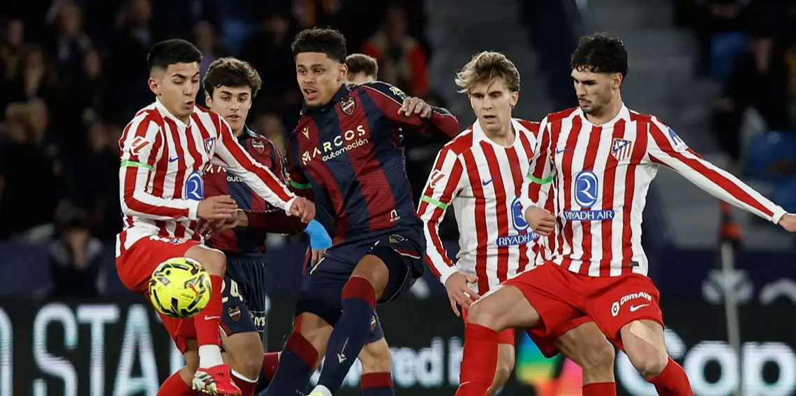 Atletico Madrid, Levante'ye takıldı! Sörloth hastaneye kaldırıldı!