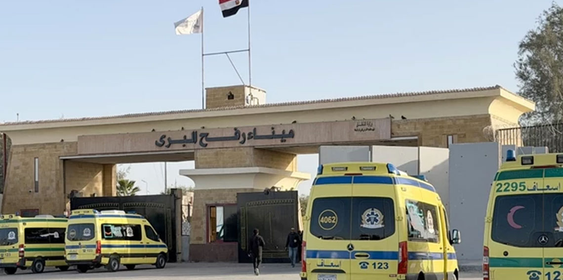 Gazze Sınır kapısında herkesin kalbini kıran sahne