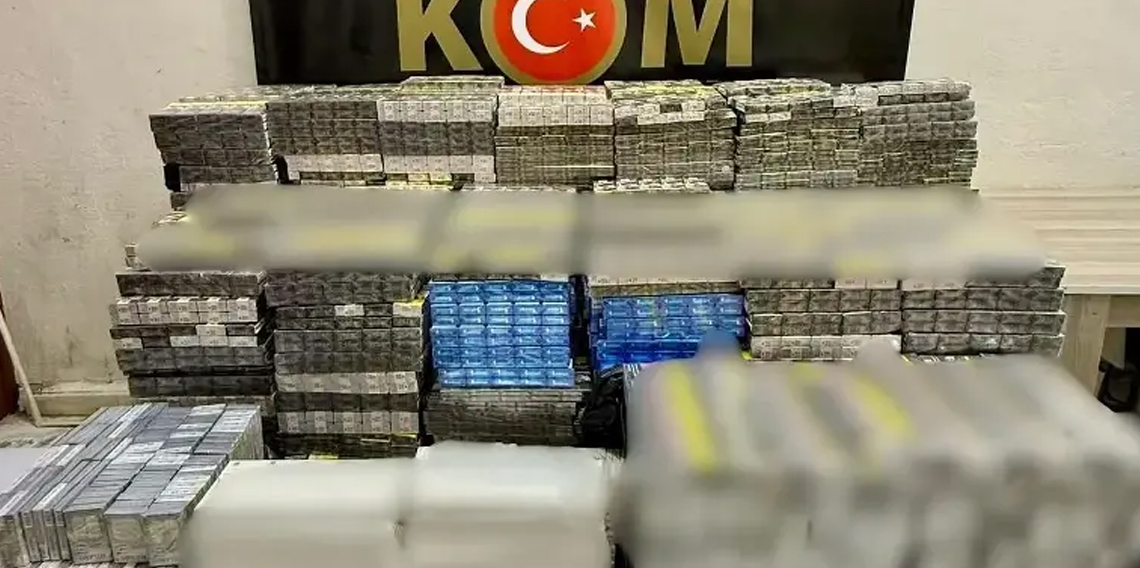Sınırları aşan rekor operasyon: 799 bin 500 paket kaçak sigara ele geçirildi