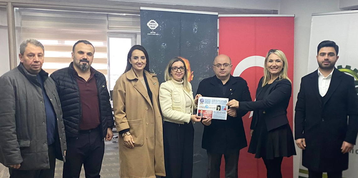 Lösemili Çocuklar Vakfı'ndan Artvin Ticaret ve Sanayi Odası'na Ziyaret 