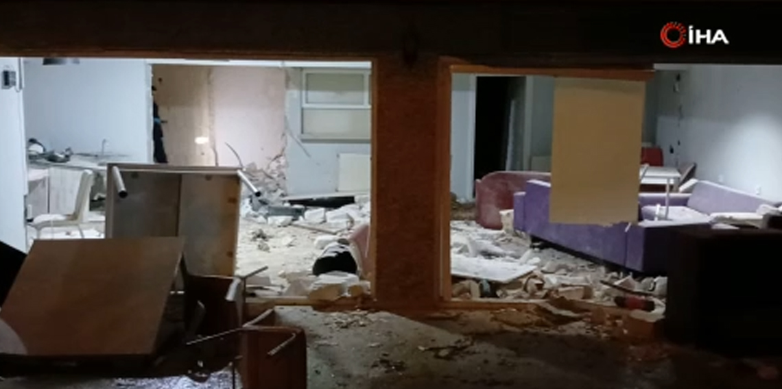 Kız yurdunda korkutan patlama: Öğrenciler otele yerleştirildi