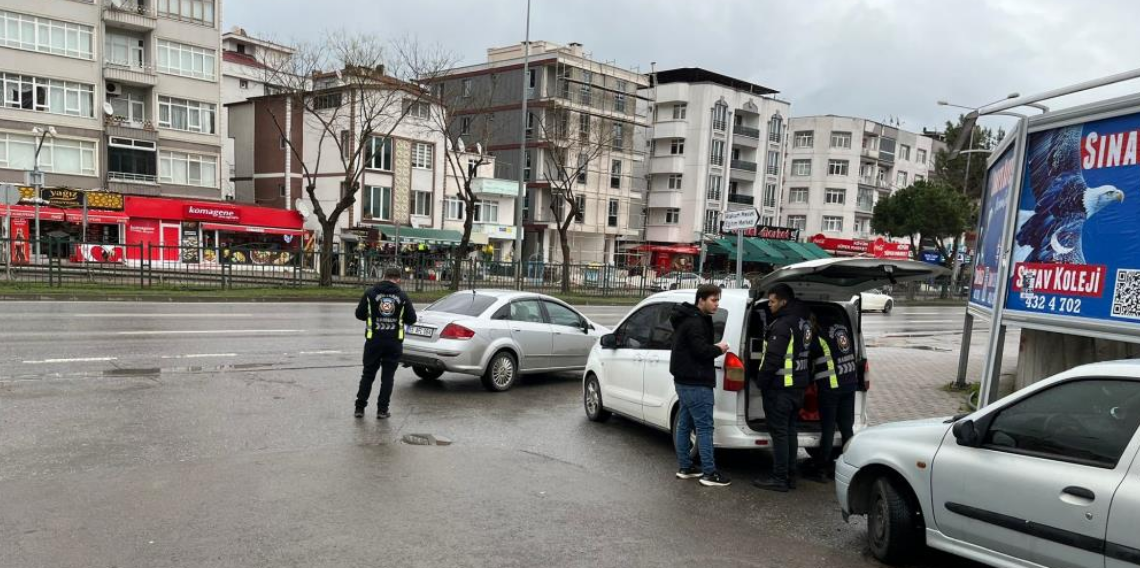 Samsun'da korsan taksi operasyonu