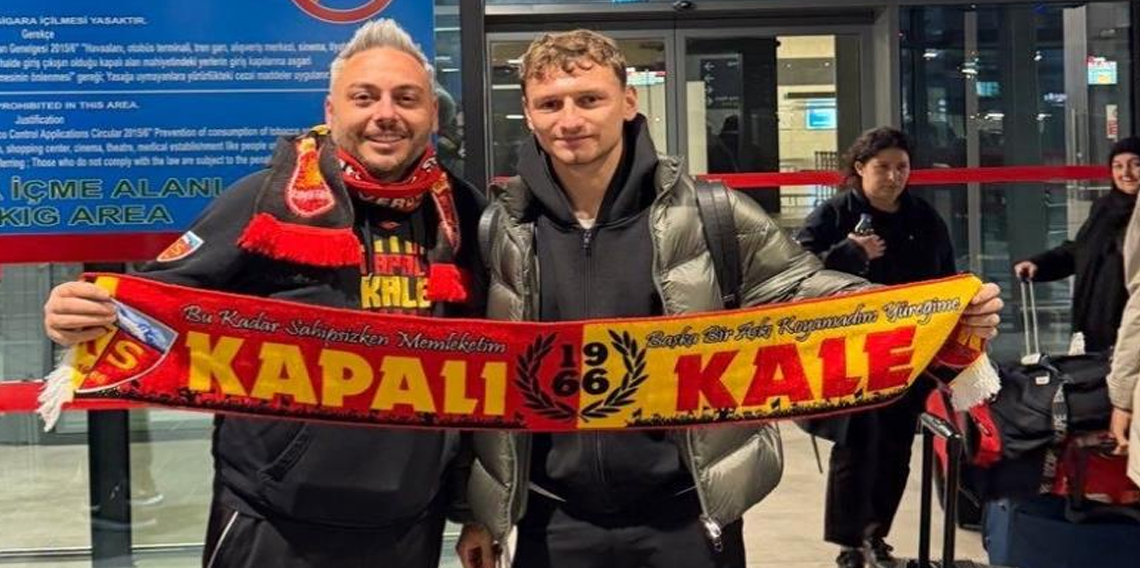 Kayserispor’un yeni golcüsü Fedor Chalov Kayseri’ye geldi