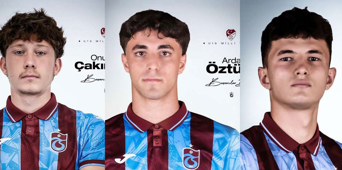 Trabzonspor’dan 3 oyuncuya milli davet!