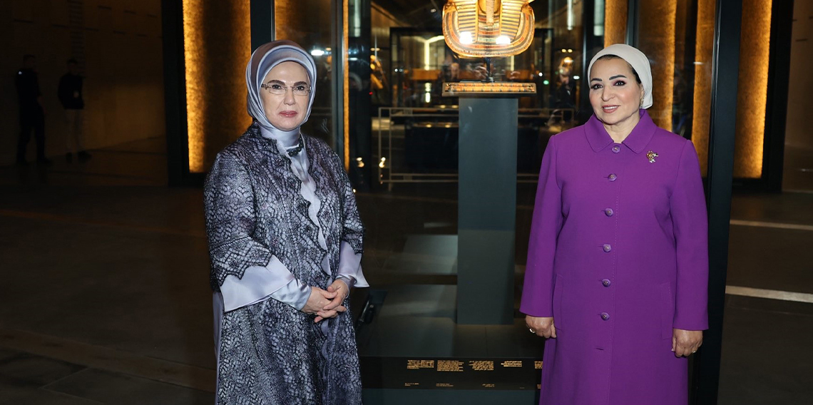 Emine Erdoğan, Entissar Amer ile bir araya geldi
