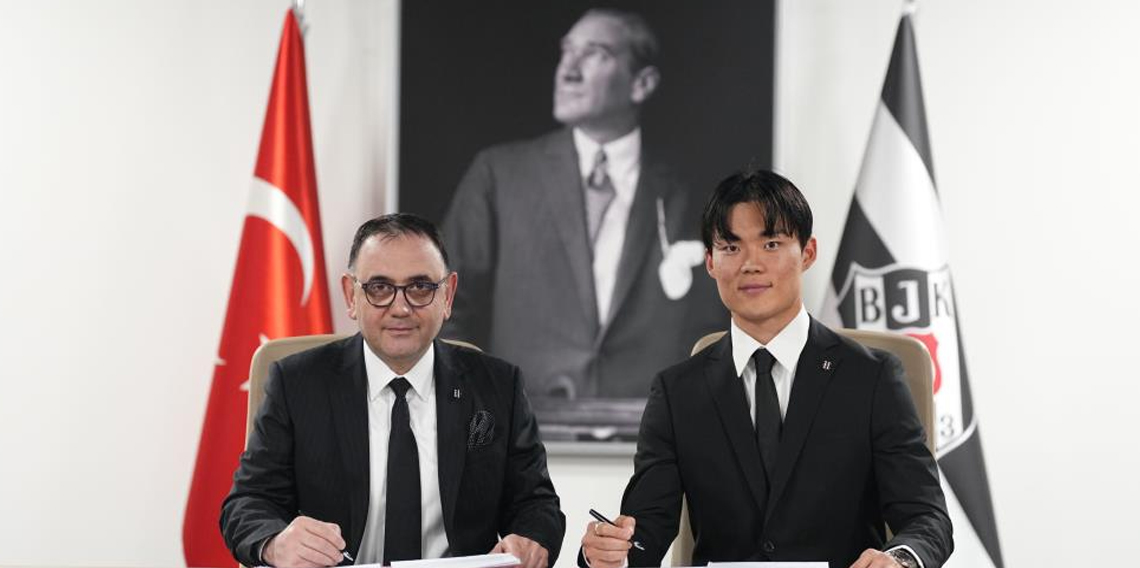 Beşiktaş, Hyeongyu Oh ile 3,5 yıllık sözleşme imzaladı