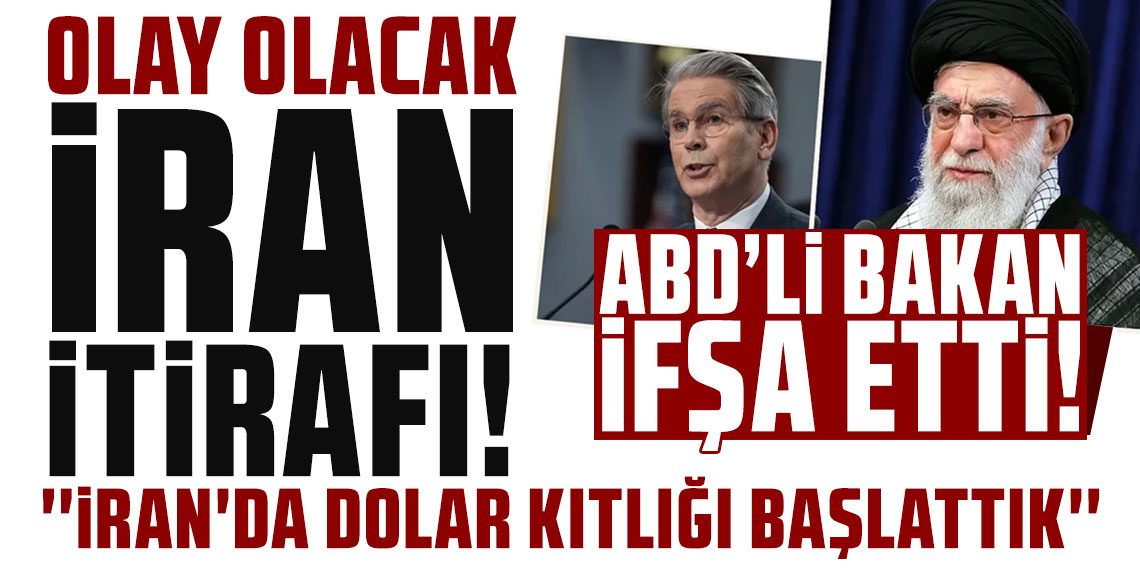 ABD'li bakanın İran itirafı olay! Tahran liderlerini de ifşa etti