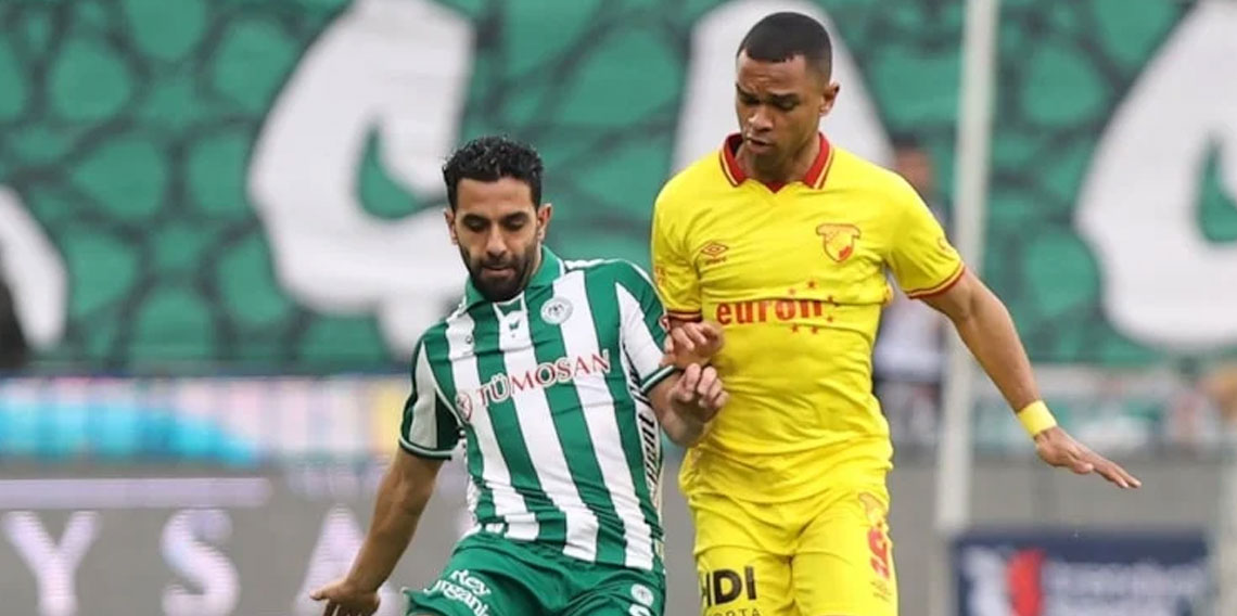 Konyaspor-Göztepe 1'er puana razı oldu!