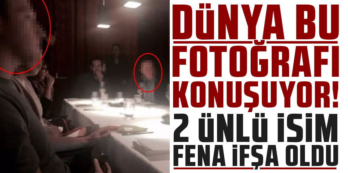 Dünya bu fotoğrafı konuşuyor! 2 ünlü isim fena ifşa oldu
