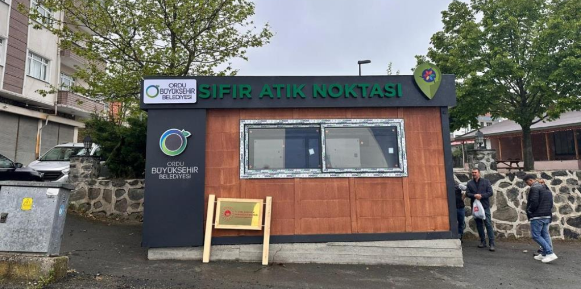 Ordu’da Türkiye’ye Örnek Proje: 19 İlçenin Tamamına Sıfır Atık Noktaları Kuruldu