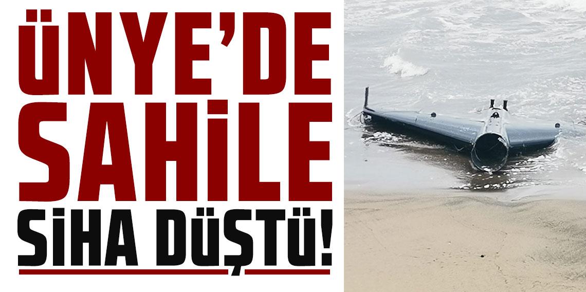 Ünye’de Sahilde SİHA Düştü