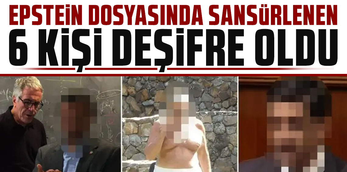 Epstein dosyasında sansürlenen 