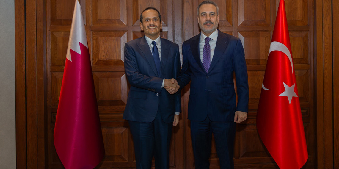 Bakan Fidan, Katarlı mevkidaşı Al Thani ile bir araya geldi