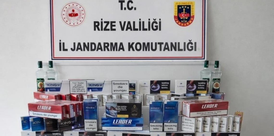Rize Pazar’da Kaçakçılık Operasyonu