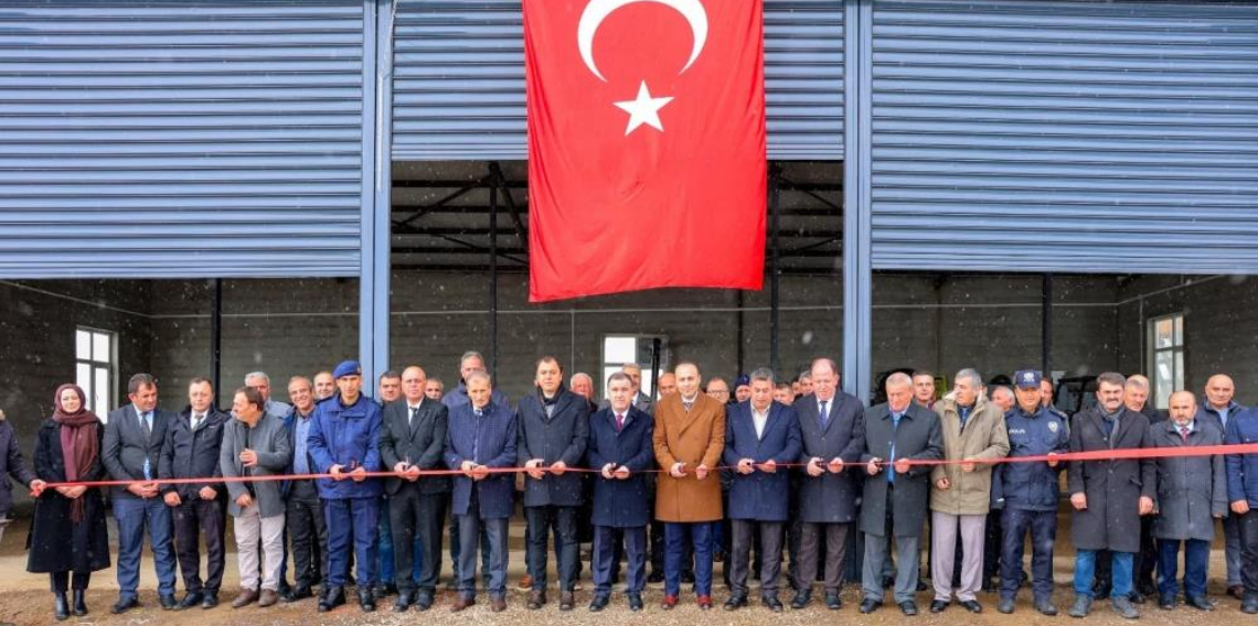 Aydıntepe’de İl Özel İdare Şantiyesi Garajı Hizmete Açıldı