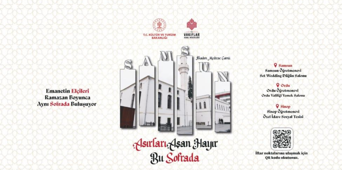 Vakıflar’dan Samsun’da Ramazan Boyunca Ücretsiz İftar Sofrası