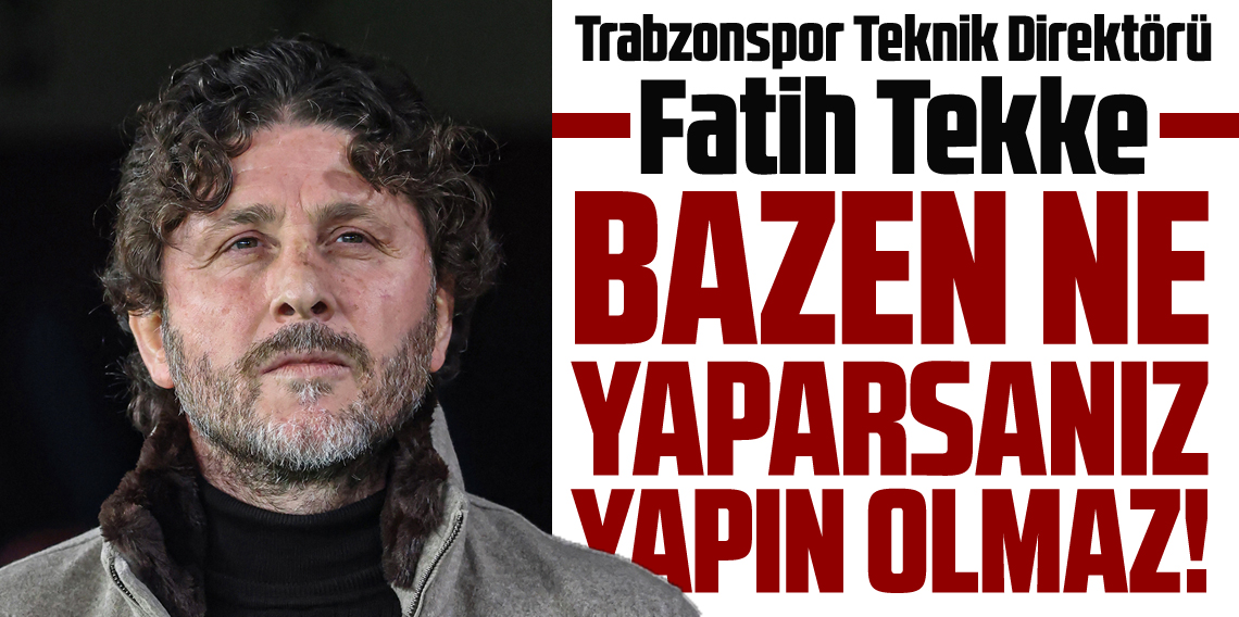 Fatih Tekke: Fenerbahçe 3 şut attı 3'ü de gol oldu!