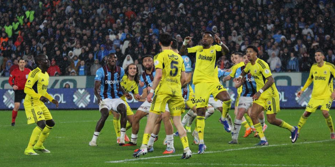 Fenerbahçe'den Trabzonspor'a karşı üst üste 5. galibiyet