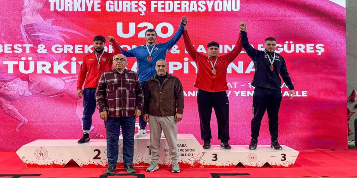 U20 Serbest Güreş Türkiye Şampiyonası’nda ikinci gün tamamlandı