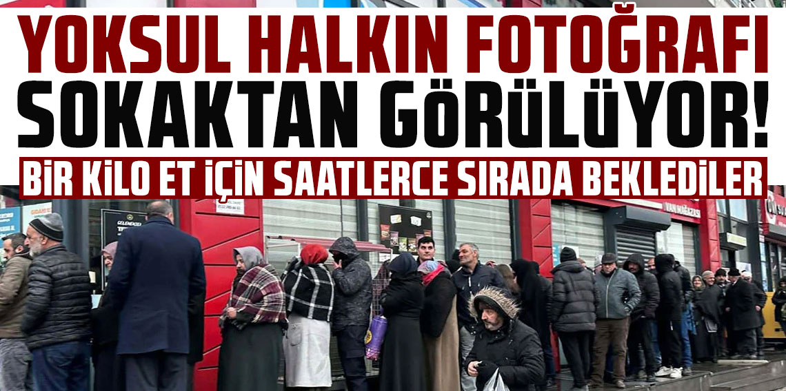 Yoksul halkın fotoğrafı sokaktan görülüyor!