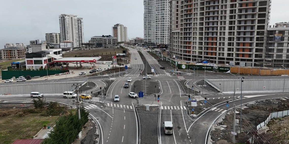 Samsun'da Recep Tayyip Erdoğan Bulvarı trafiğe açıldı