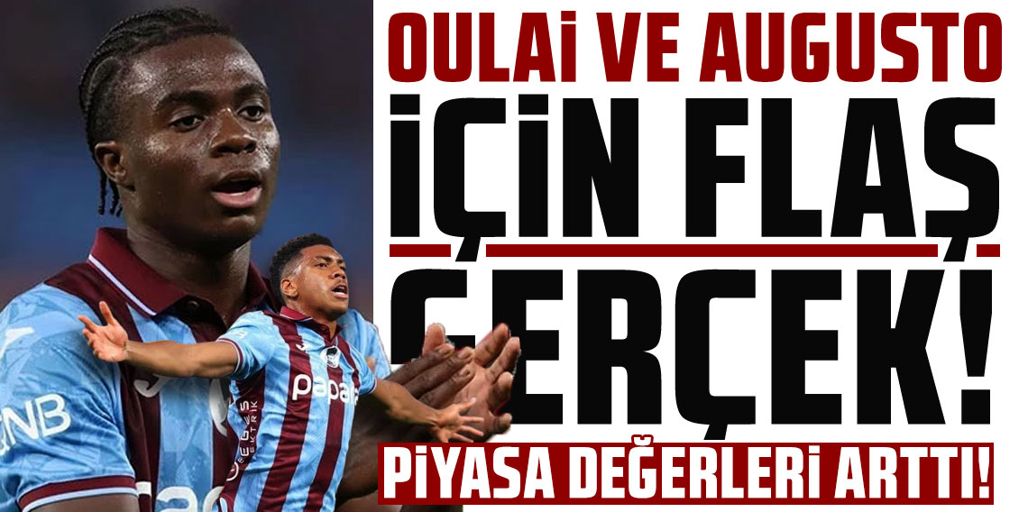 Trabzonspor'da Oulai ve Augusto için flaş gerçek! Piyasa değerleri...