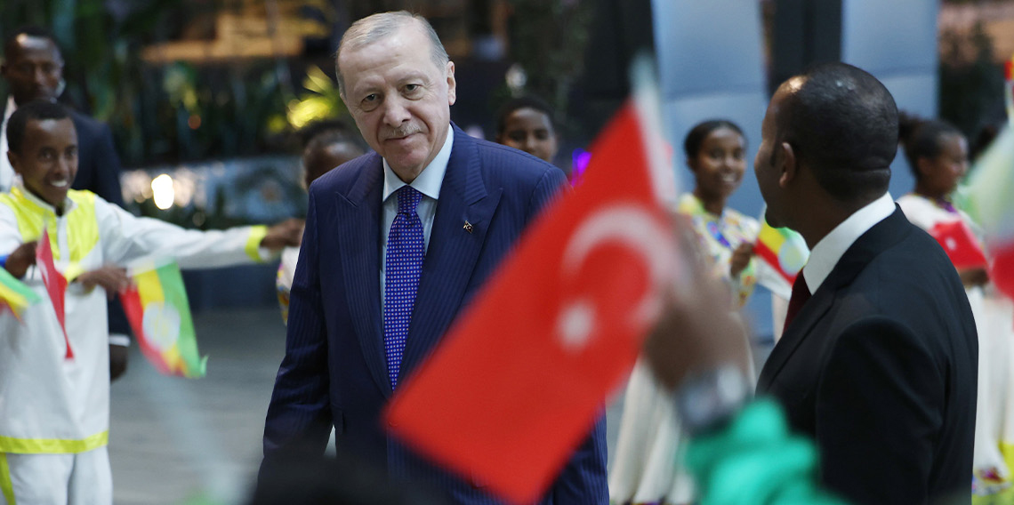 Cumhurbaşkanı Erdoğan’a Etiyopyalı çocuklardan coşkulu karşılama