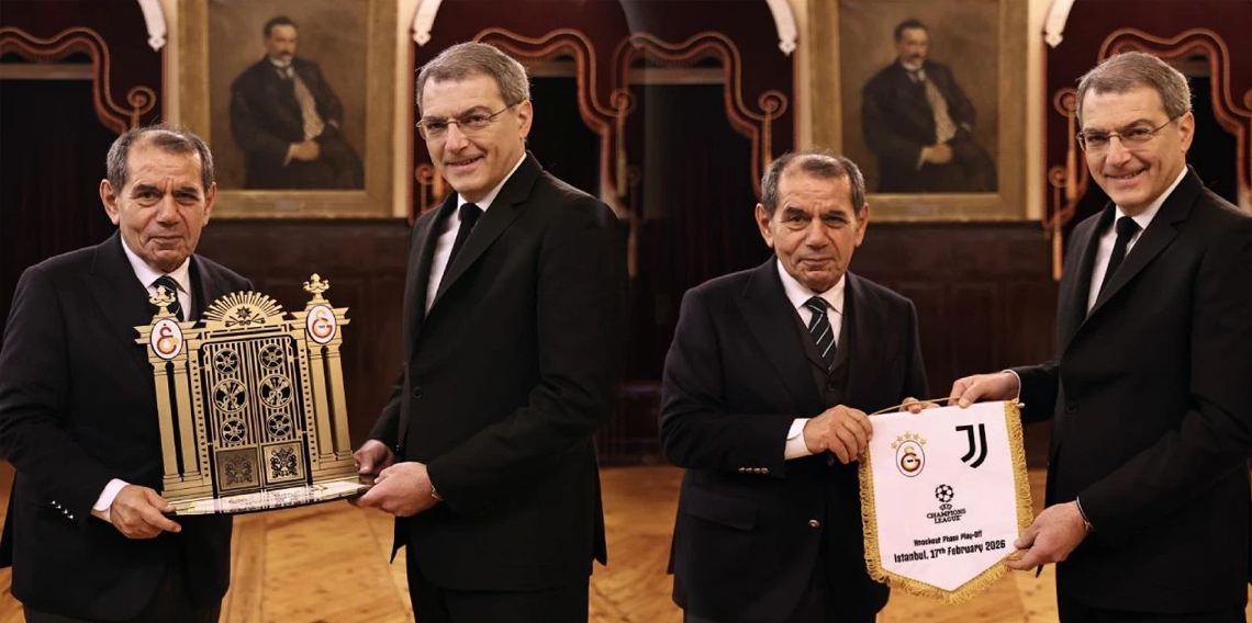 Juventus maçı öncesi dostluk yemeği düzenlendi