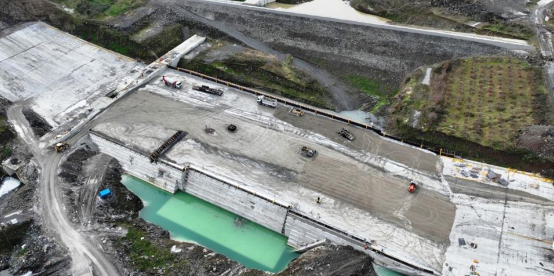 Salıpazarı Barajı’nda Dev Projede Yüzde 77 Tamamlandı