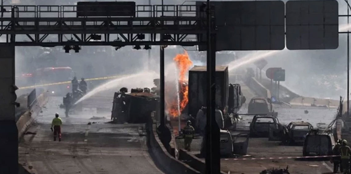 Şili'de doğal gaz taşıyan kamyonda patlama: 4 kişi yaşamını yitirdi
